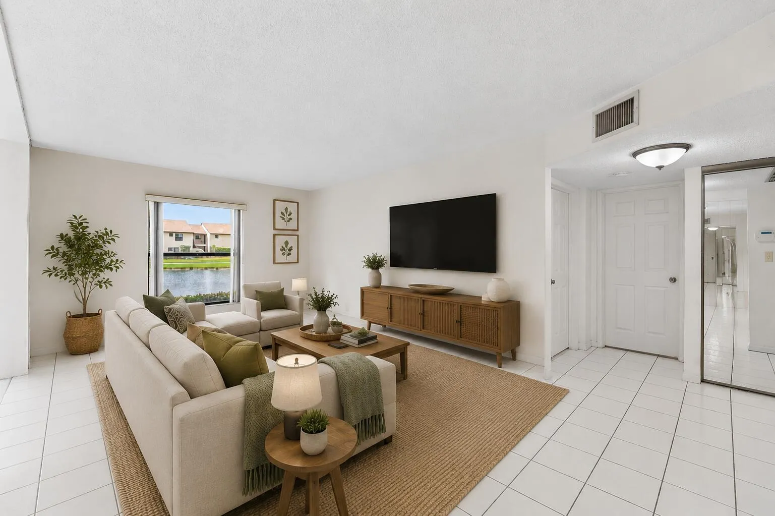 Staged Living Room