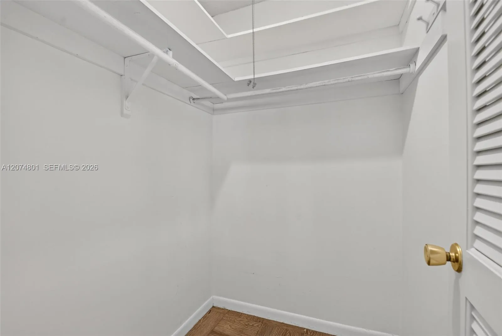 1 of 2 walk-in closets