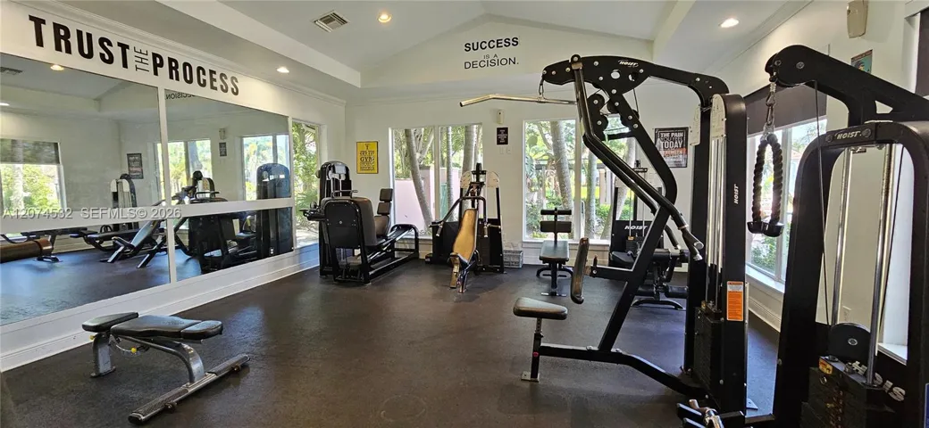 Weight room