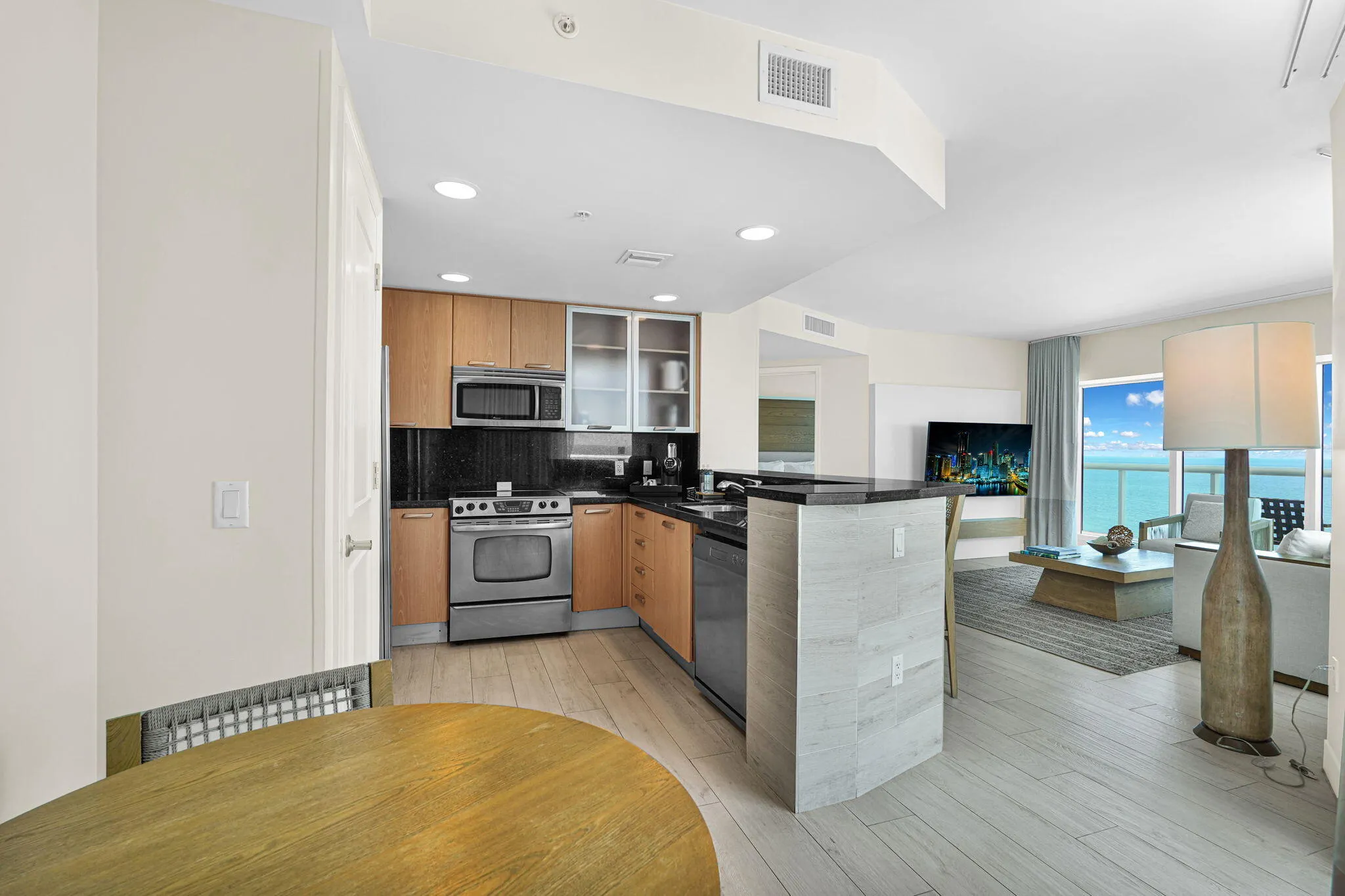 Living, Kitchen and Dining Combo
