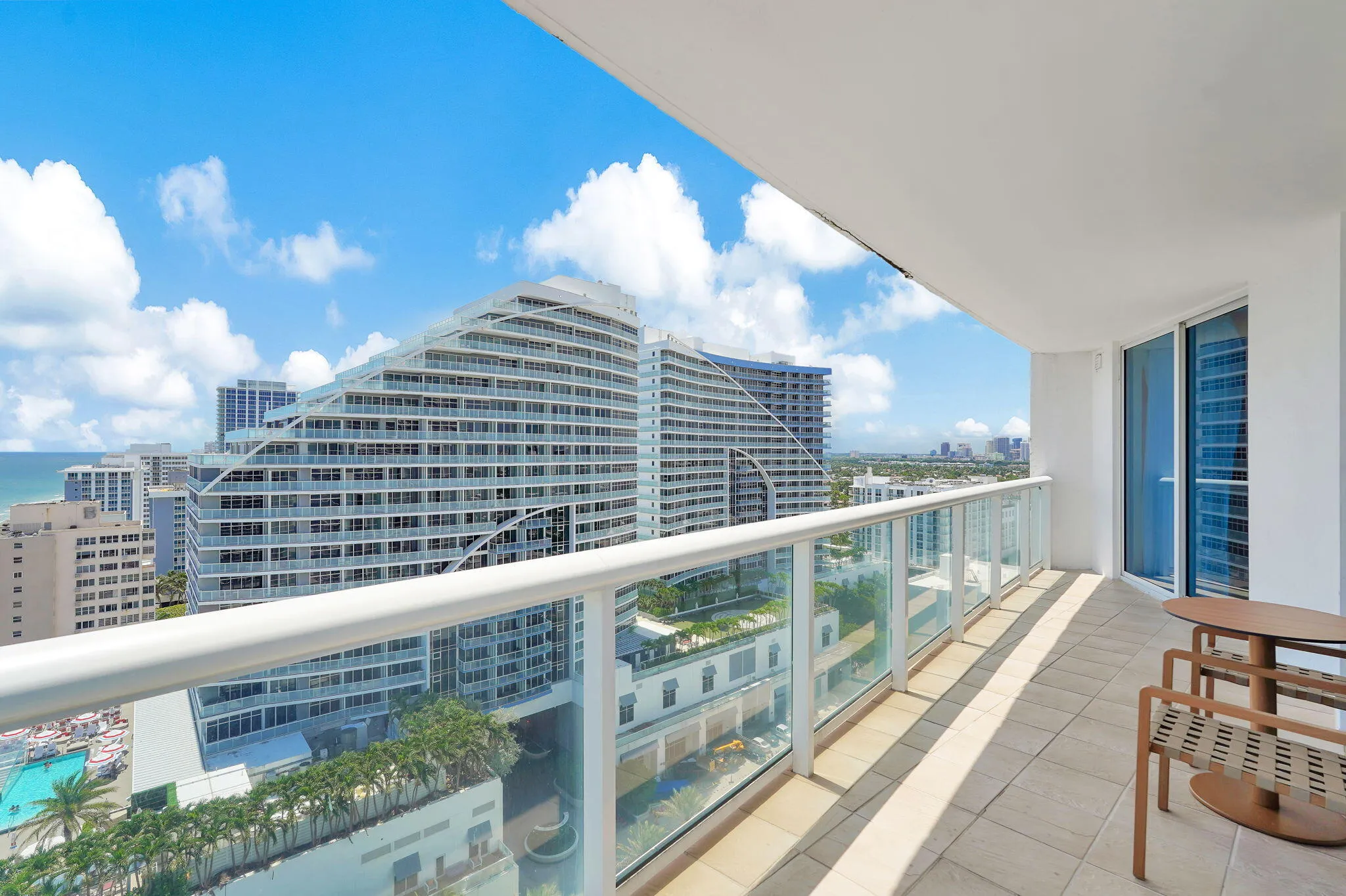 View from the balcony