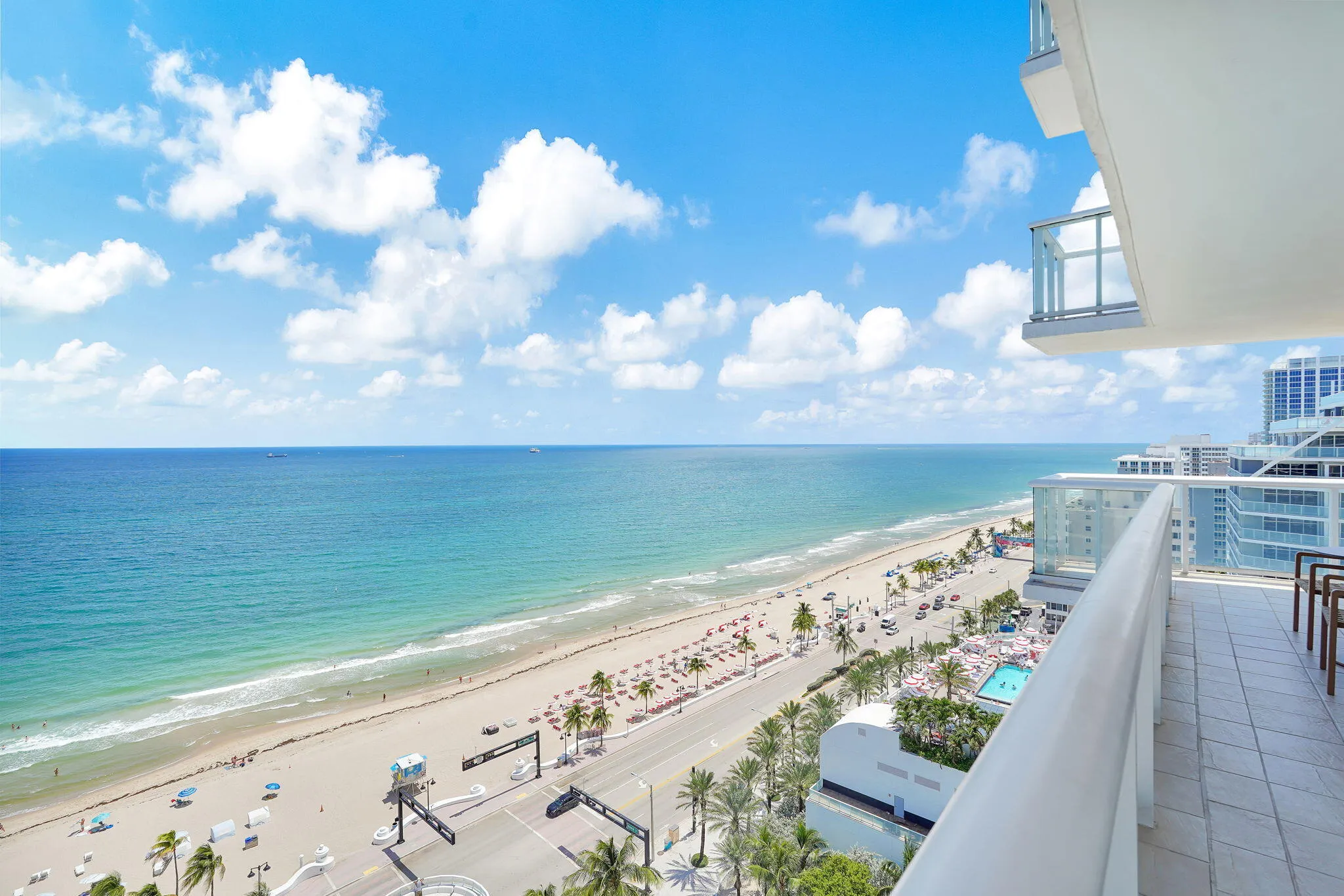 View from the balcony