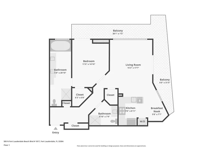 17 line SE Corner Floor Plan