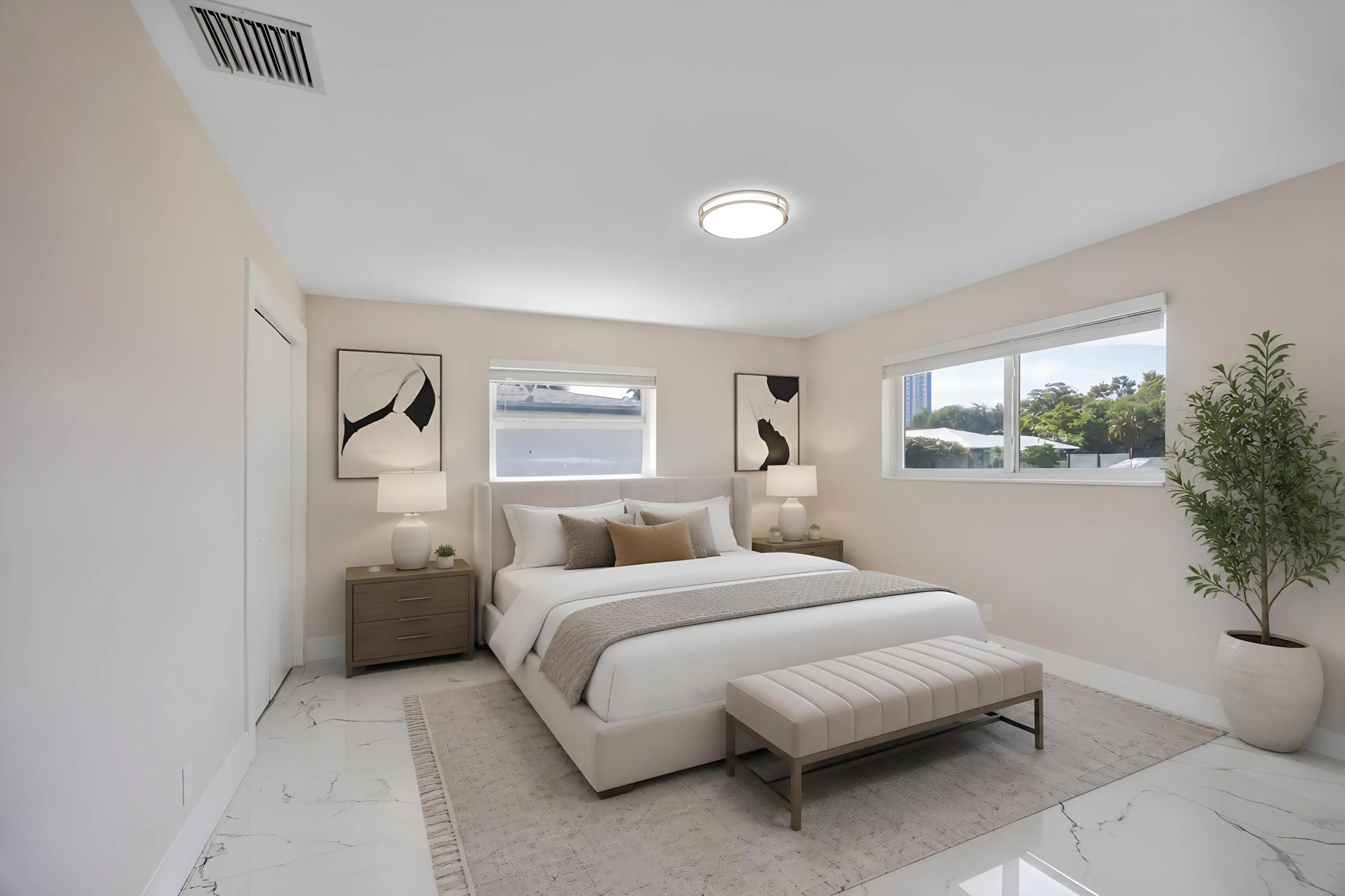 Virtual staging photo