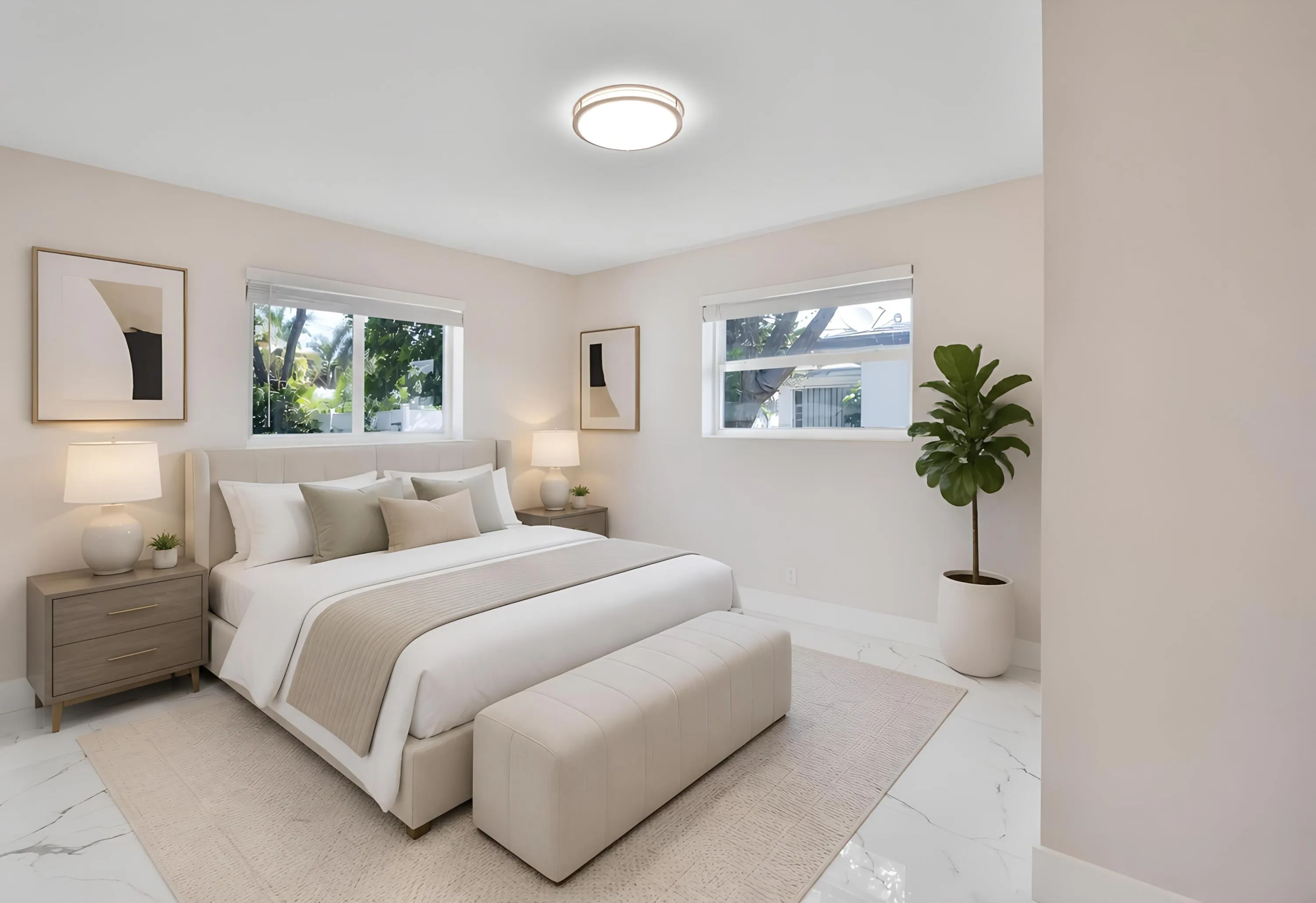 Virtual staging photo