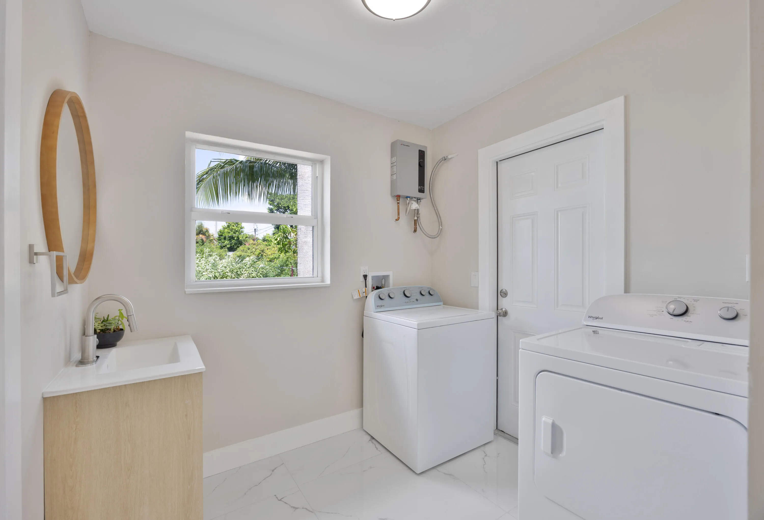 Laundry area
