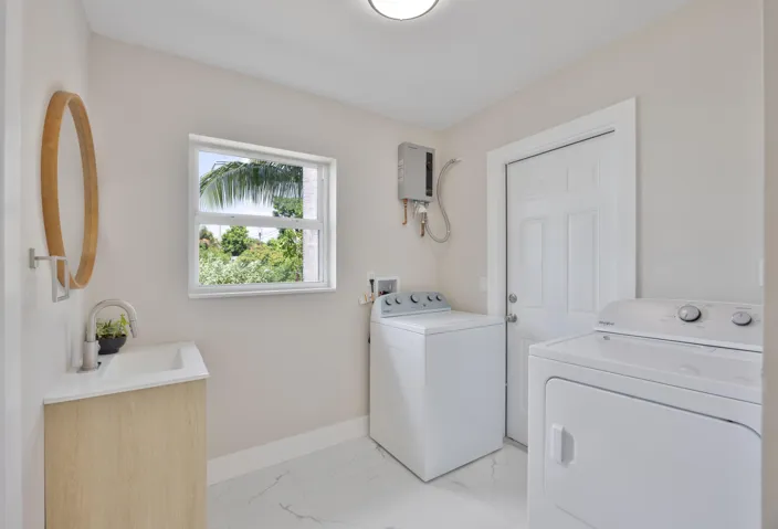 Laundry area