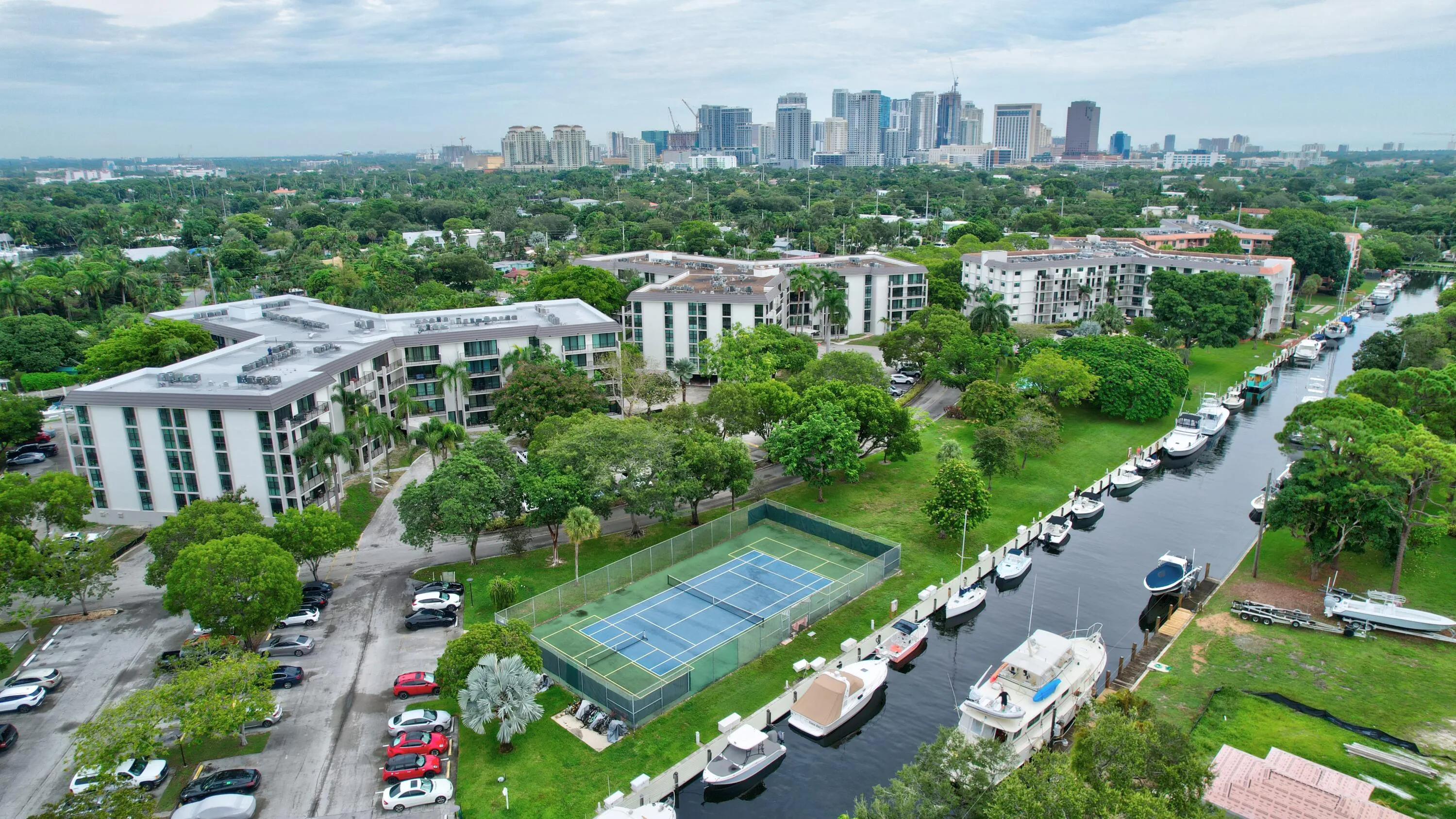 Aerial View Looking East