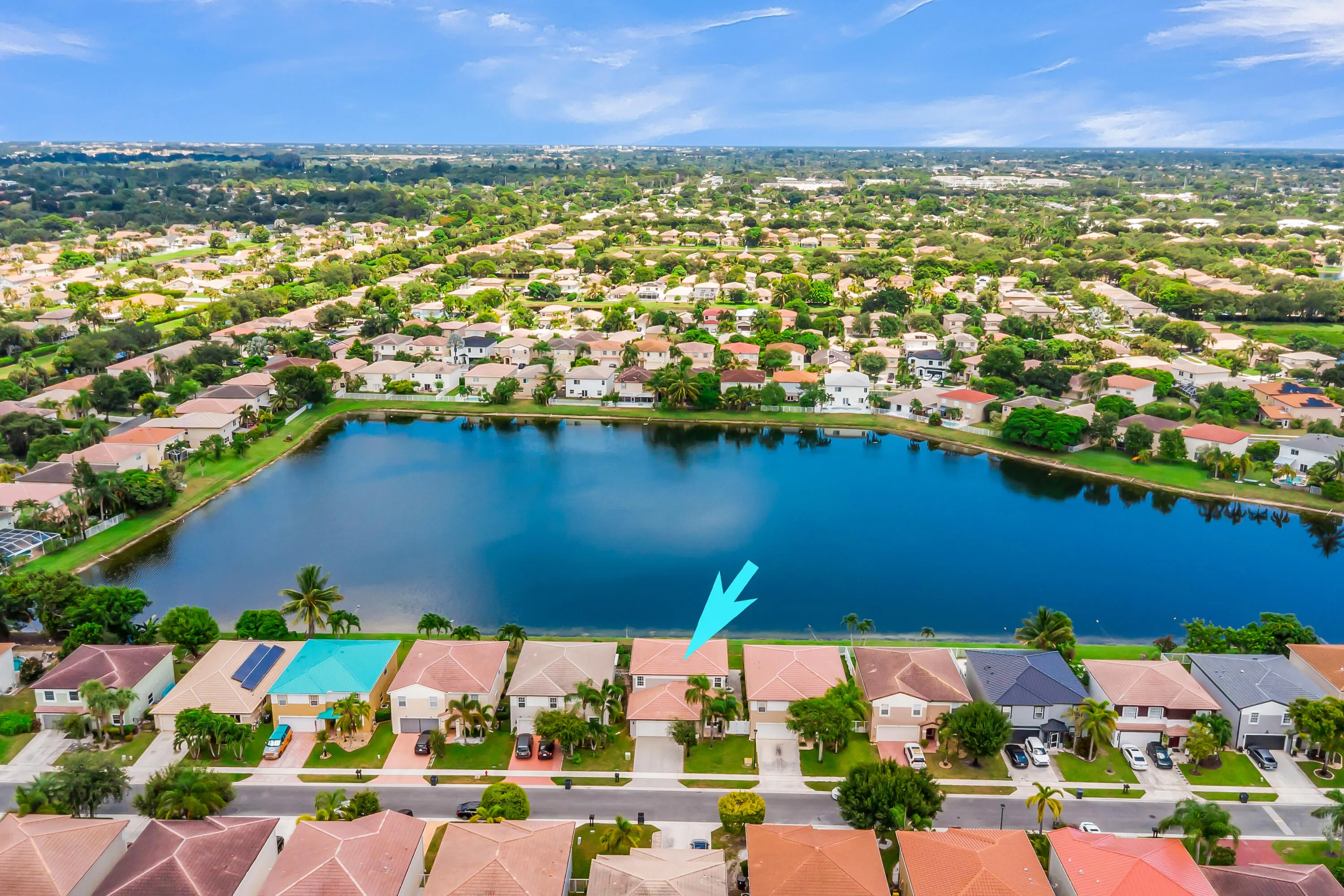 Lakeside property.