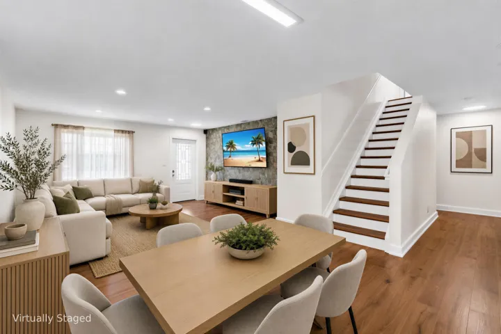 Living and dining room