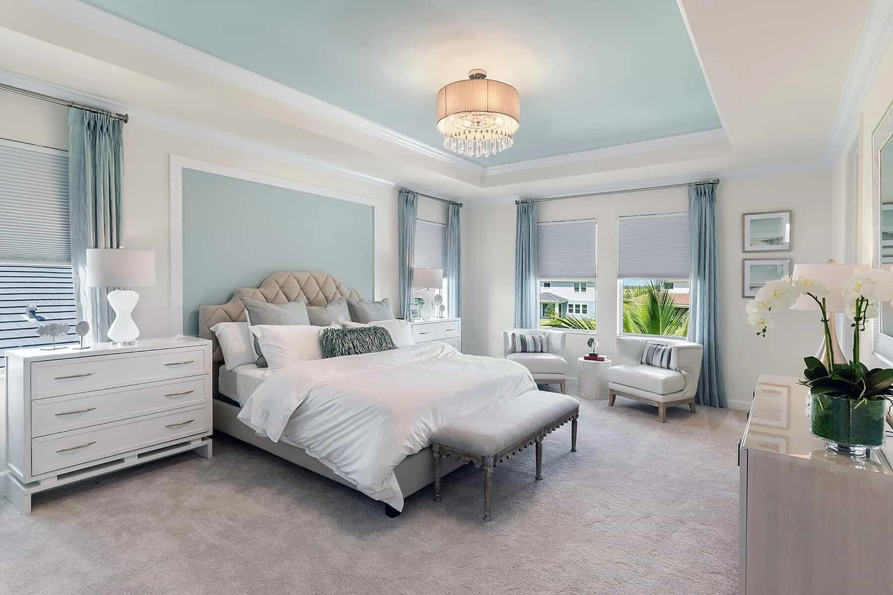 primary suite - staged