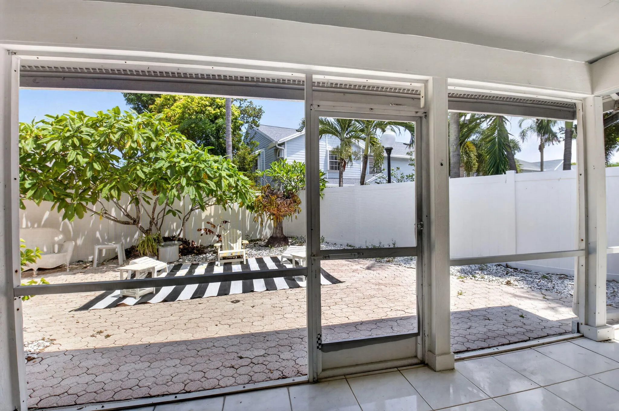 View to Backyard