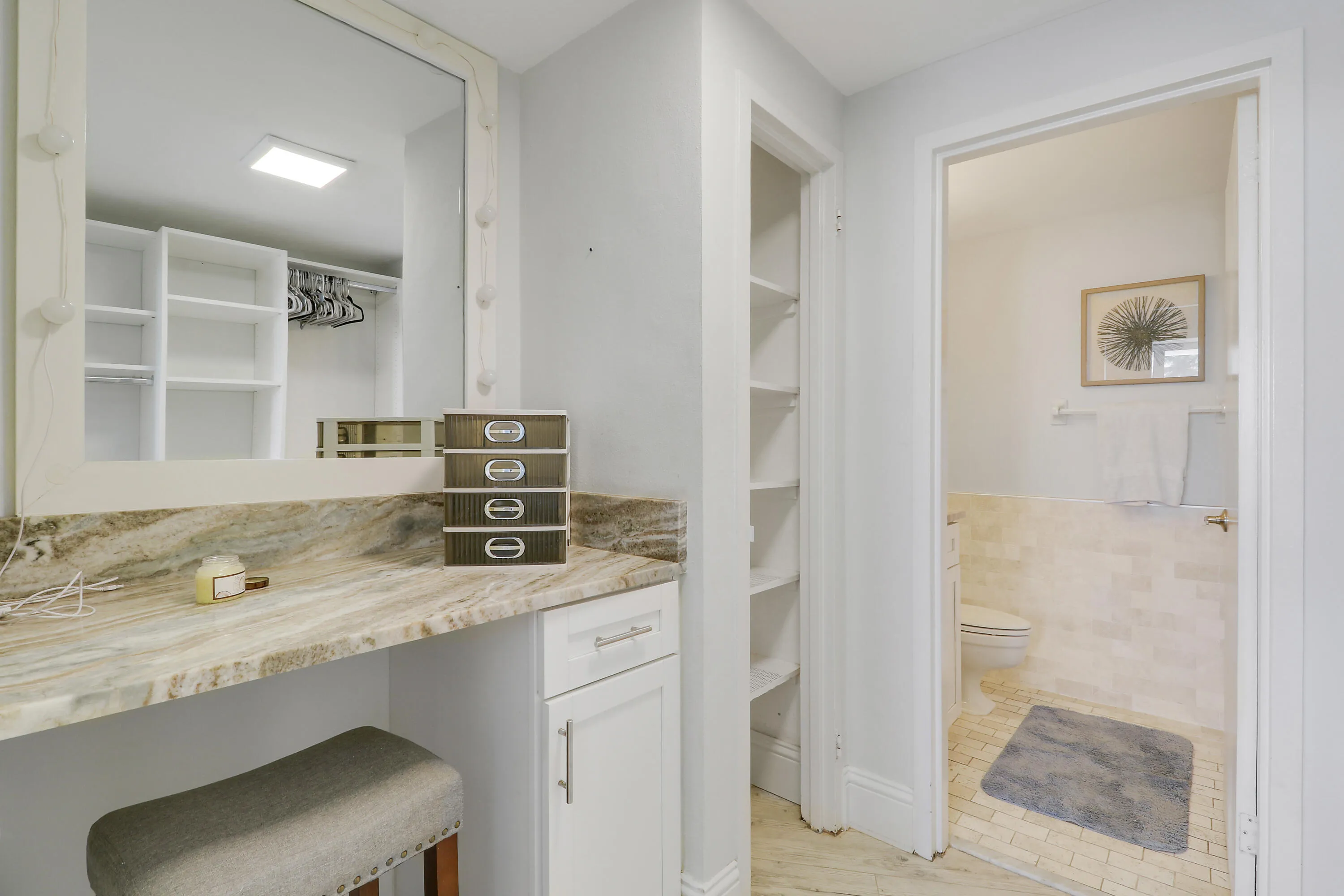Bathroom/Make-Up Area