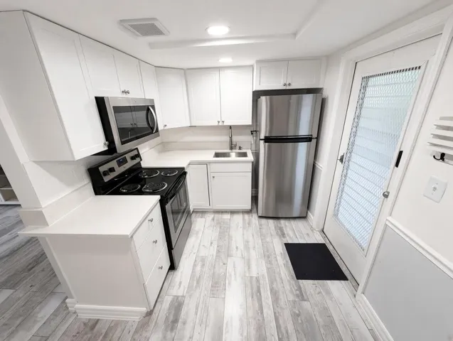 Kitchen with Stainless appliances
