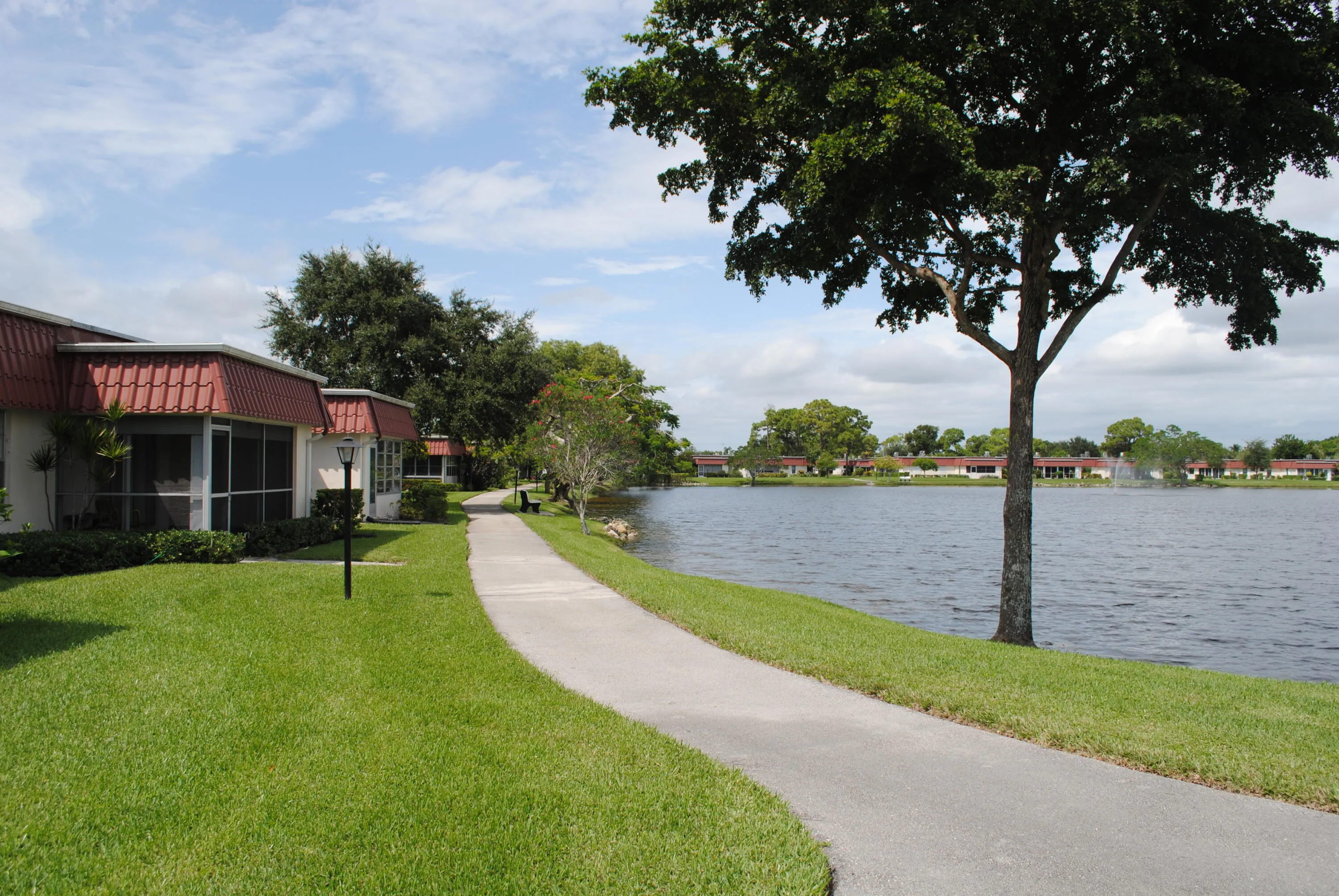 Miles of paved walking paths within the community.