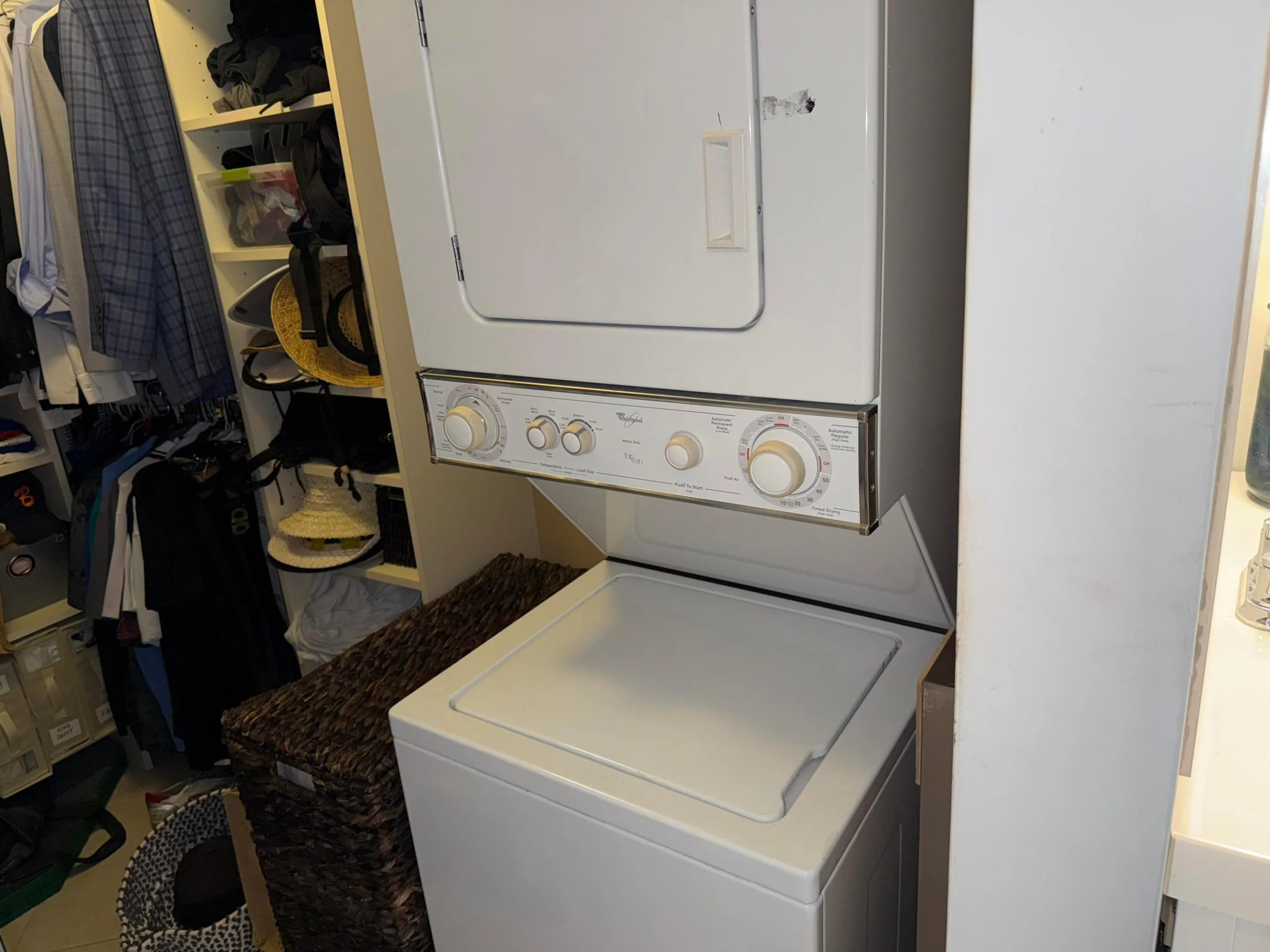Washer/Dryer in the unit