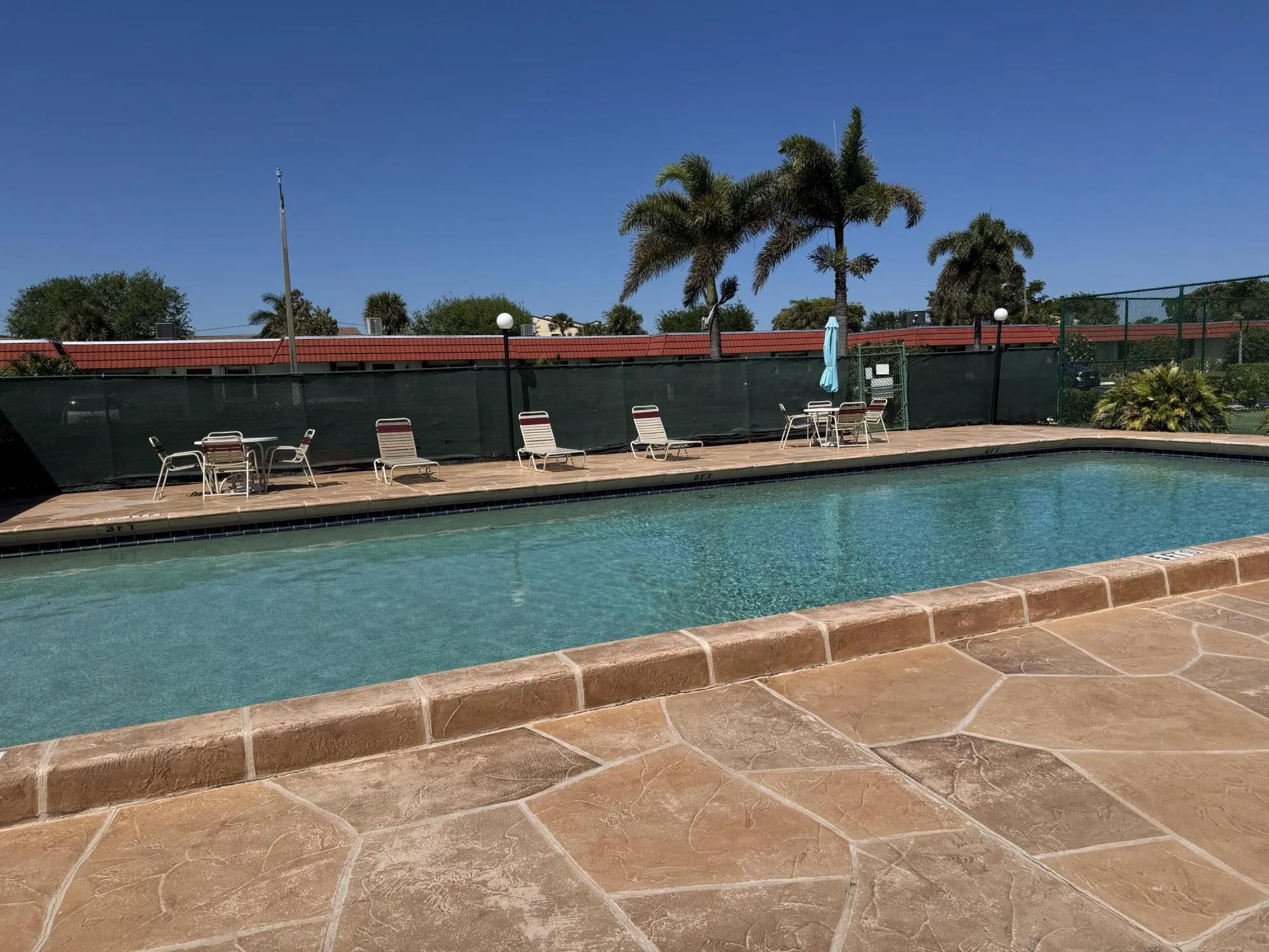 Pool side view