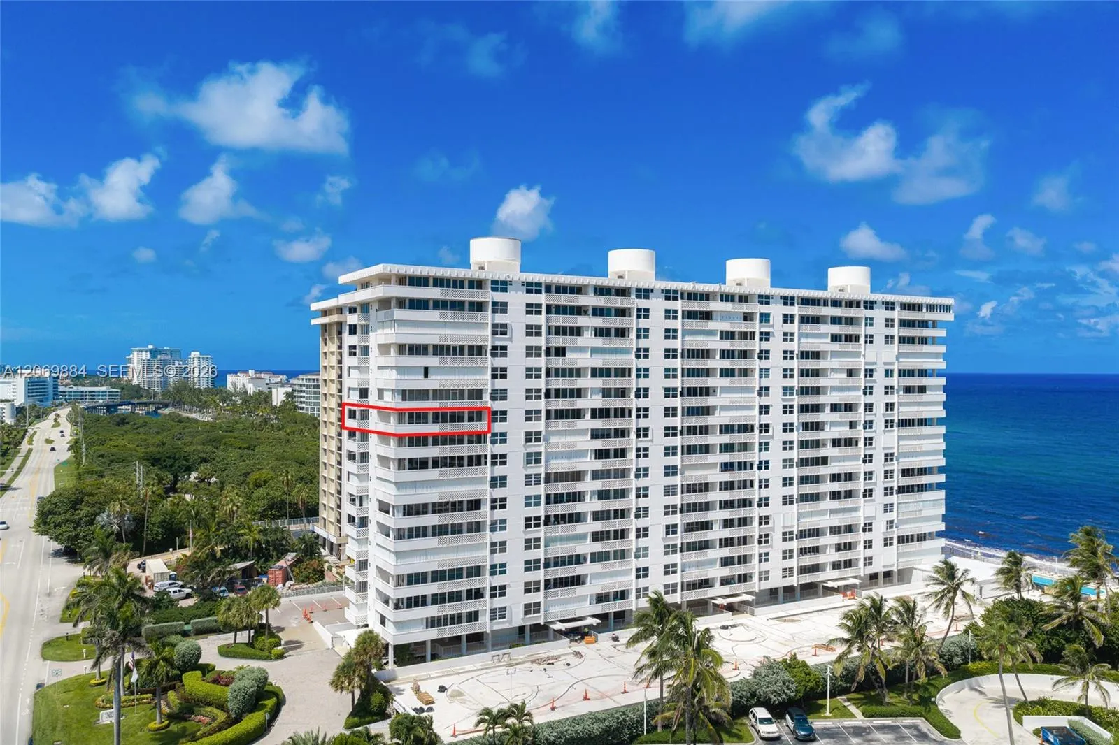 Aerial view of the unit