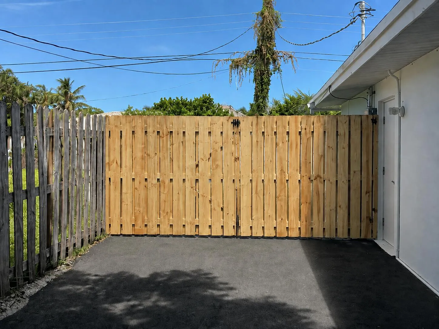 Side driveway