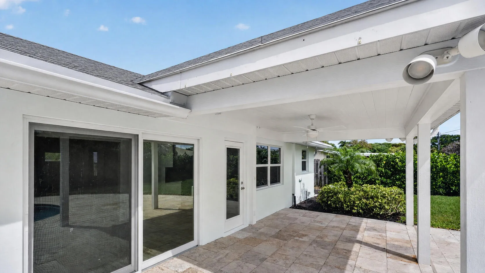 Covered patio