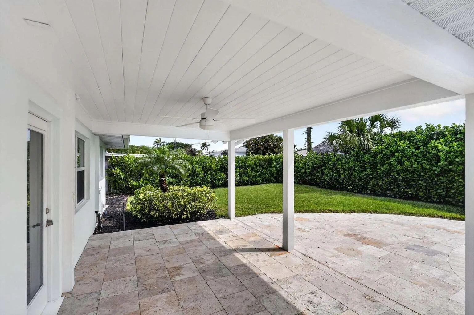 Covered patio