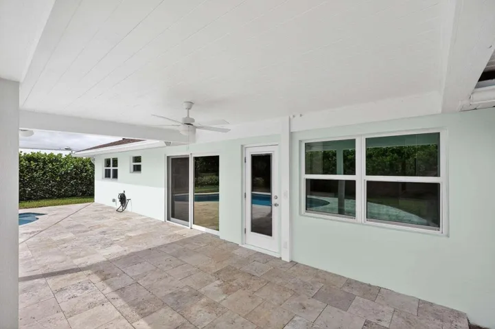 Covered patio
