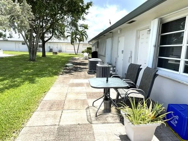 Back yard patio