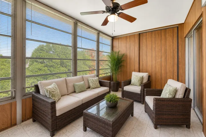 Staged Enclosed Balcony