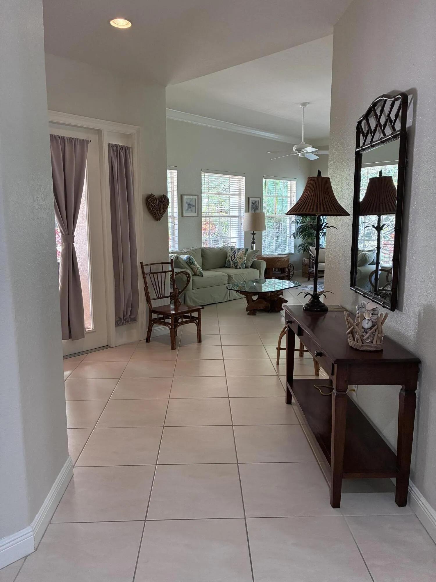 Entrance leading to family room