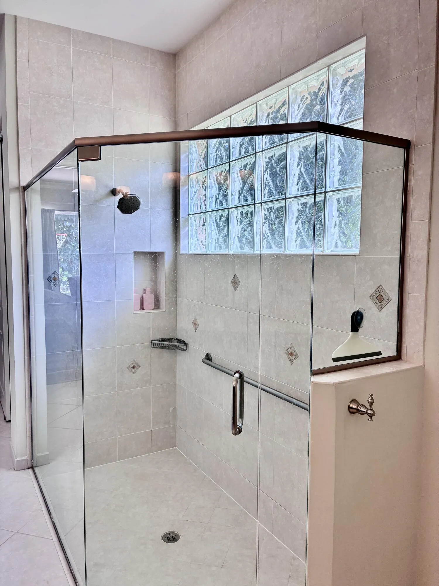 Large separate shower