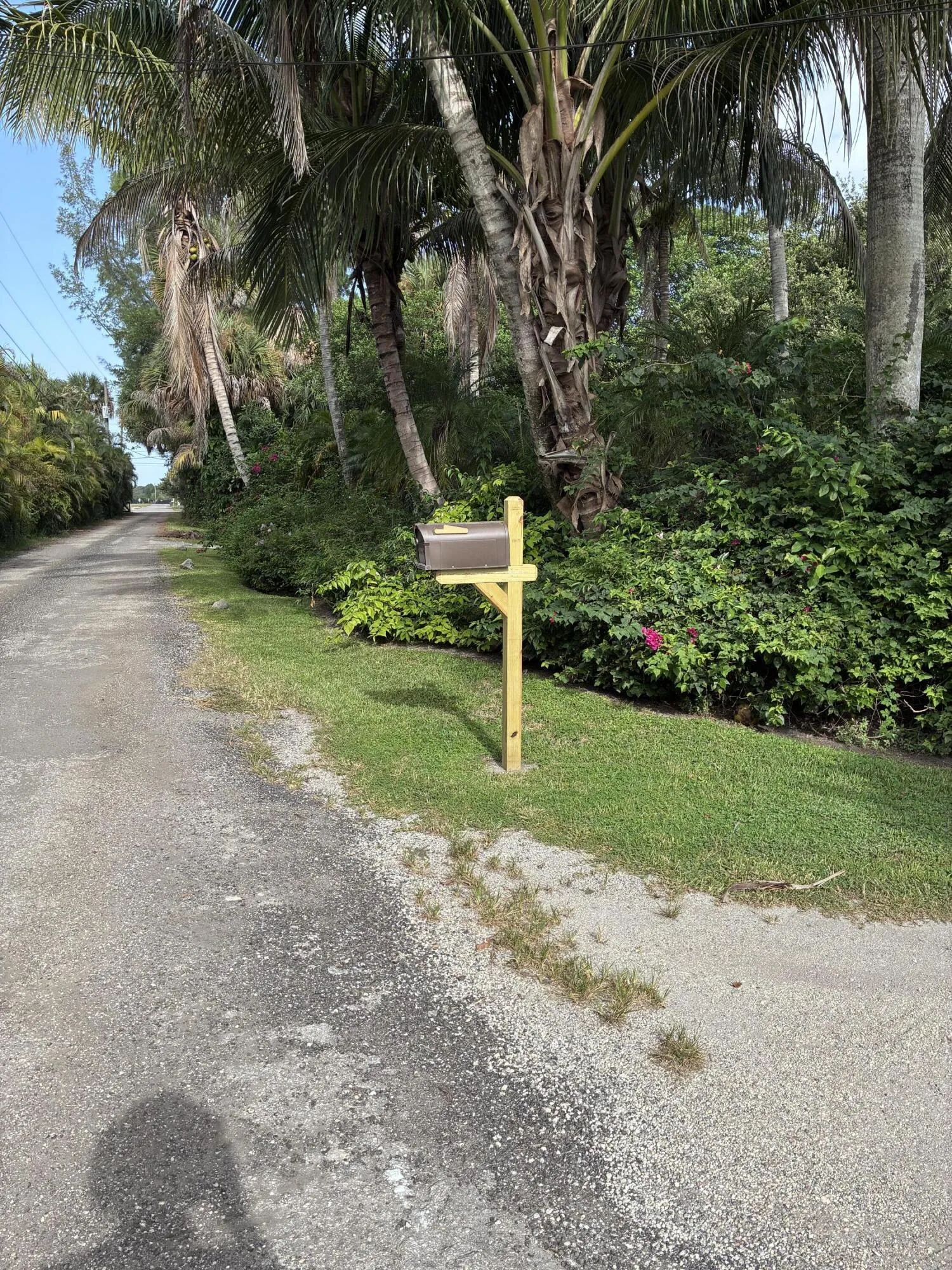 Street view to gated entry
