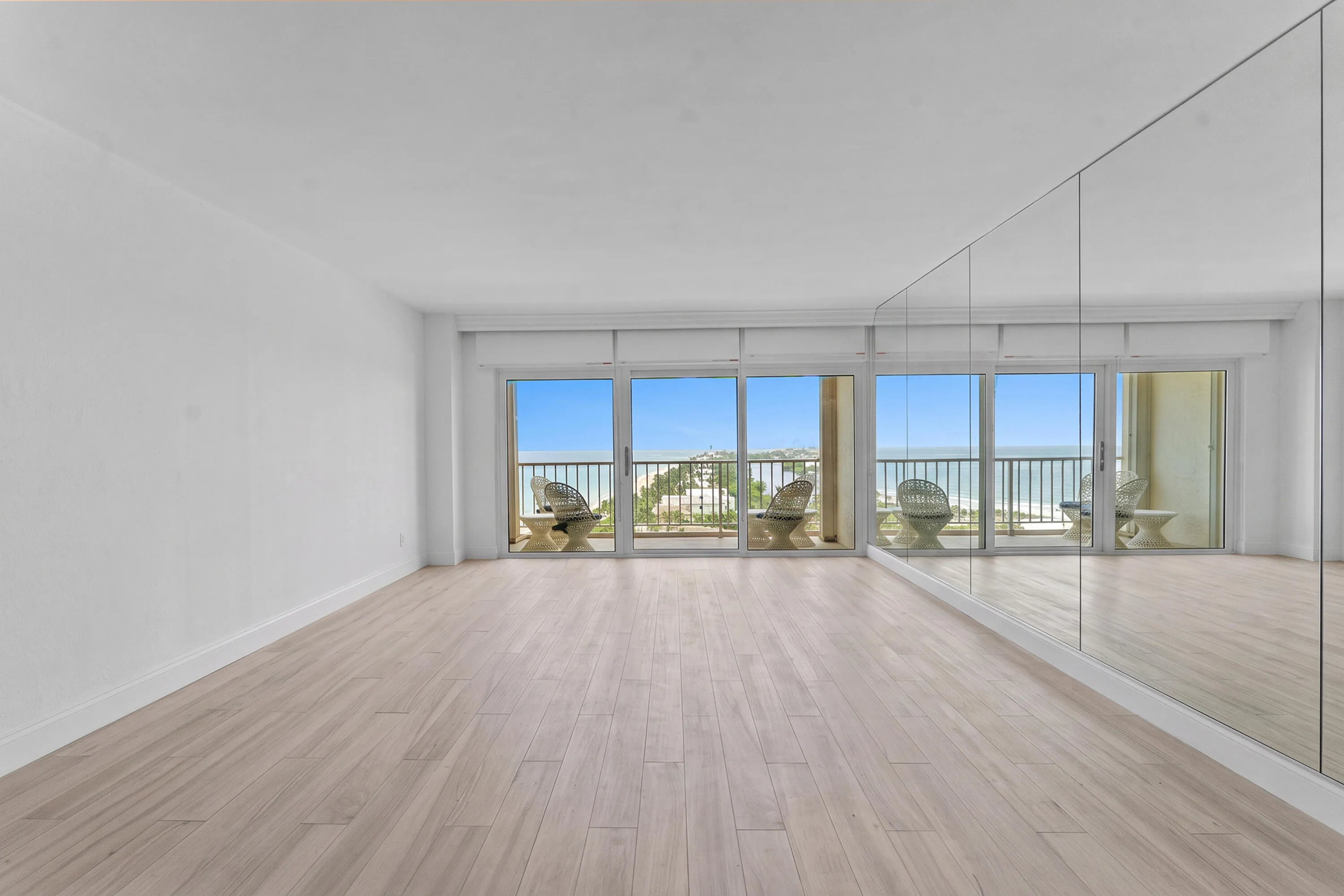 LIVING ROOM AND VIEW
