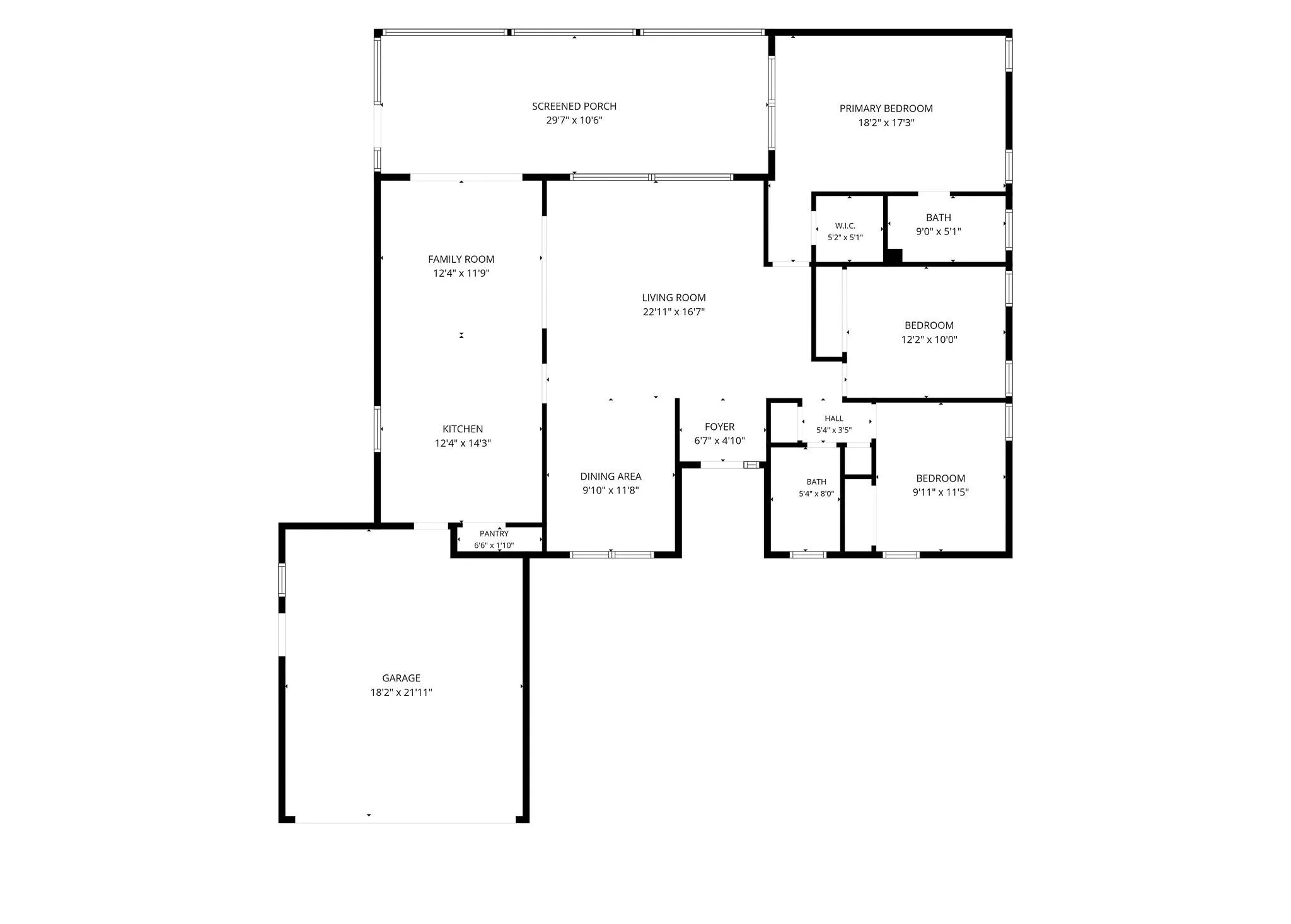 2D Floor Plan for 8541 Northwest 51st Co