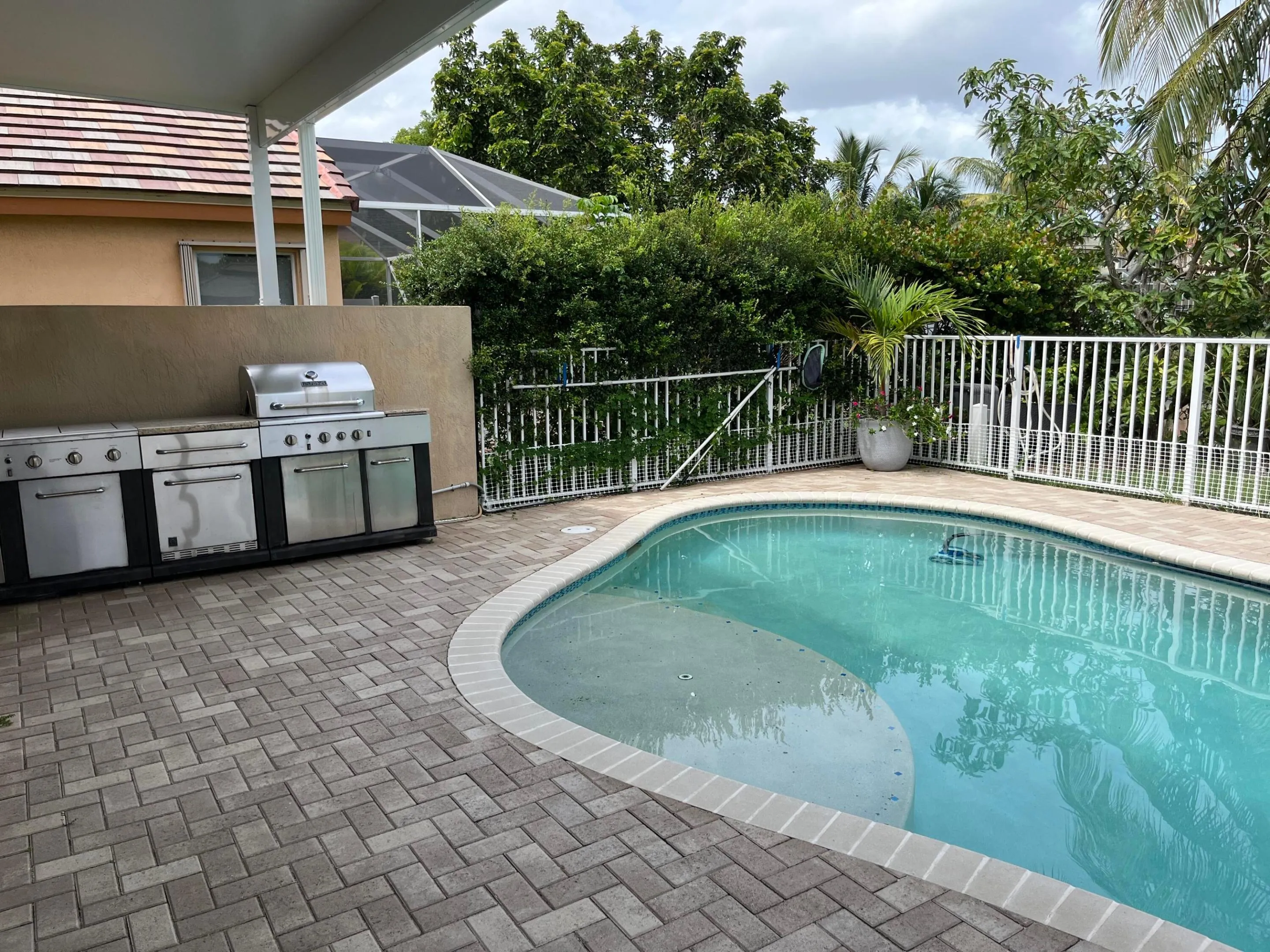 pool and patio