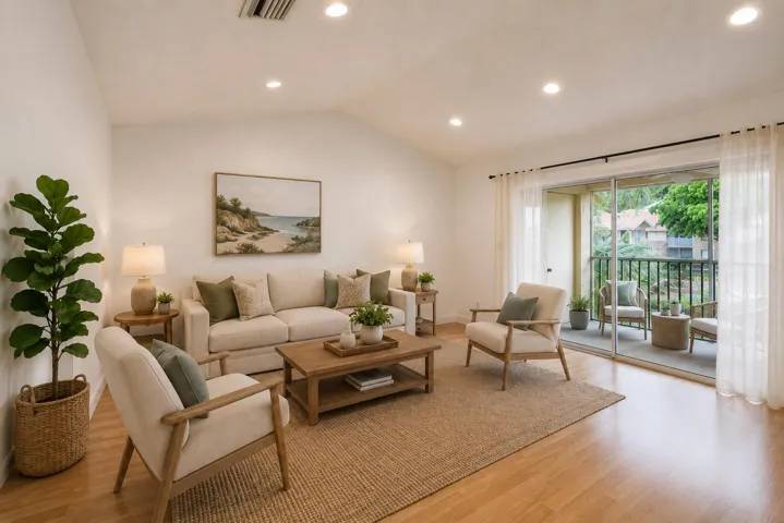 Virtually Staged Living Area