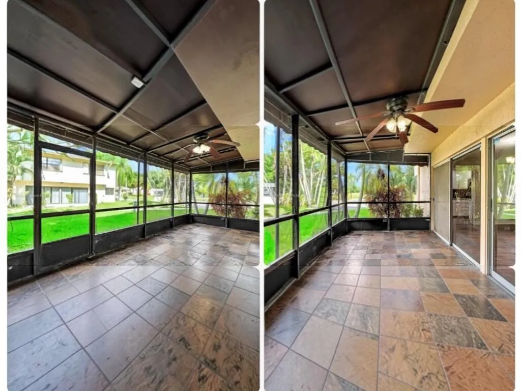main porch are