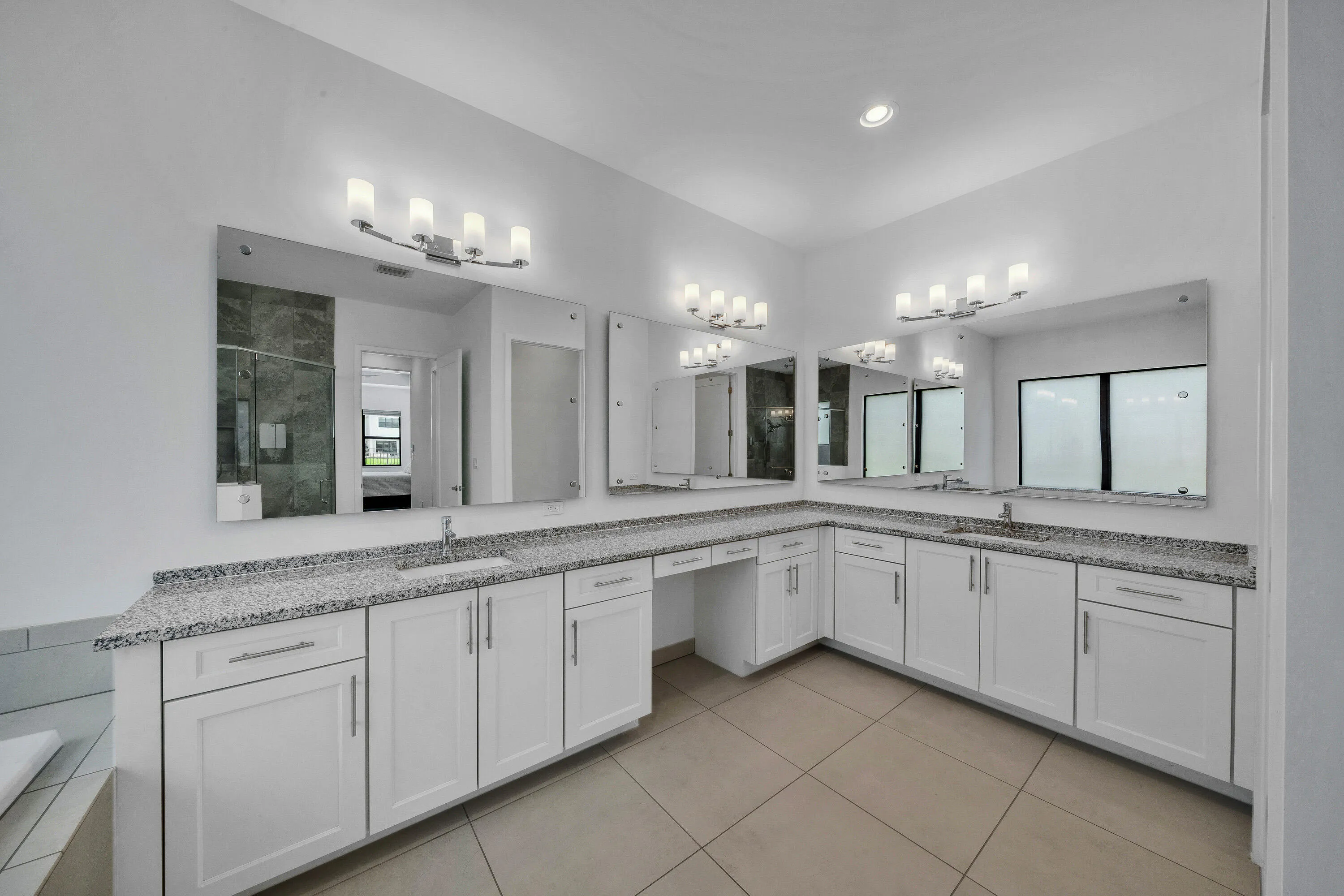 Primary bath — dual vanity