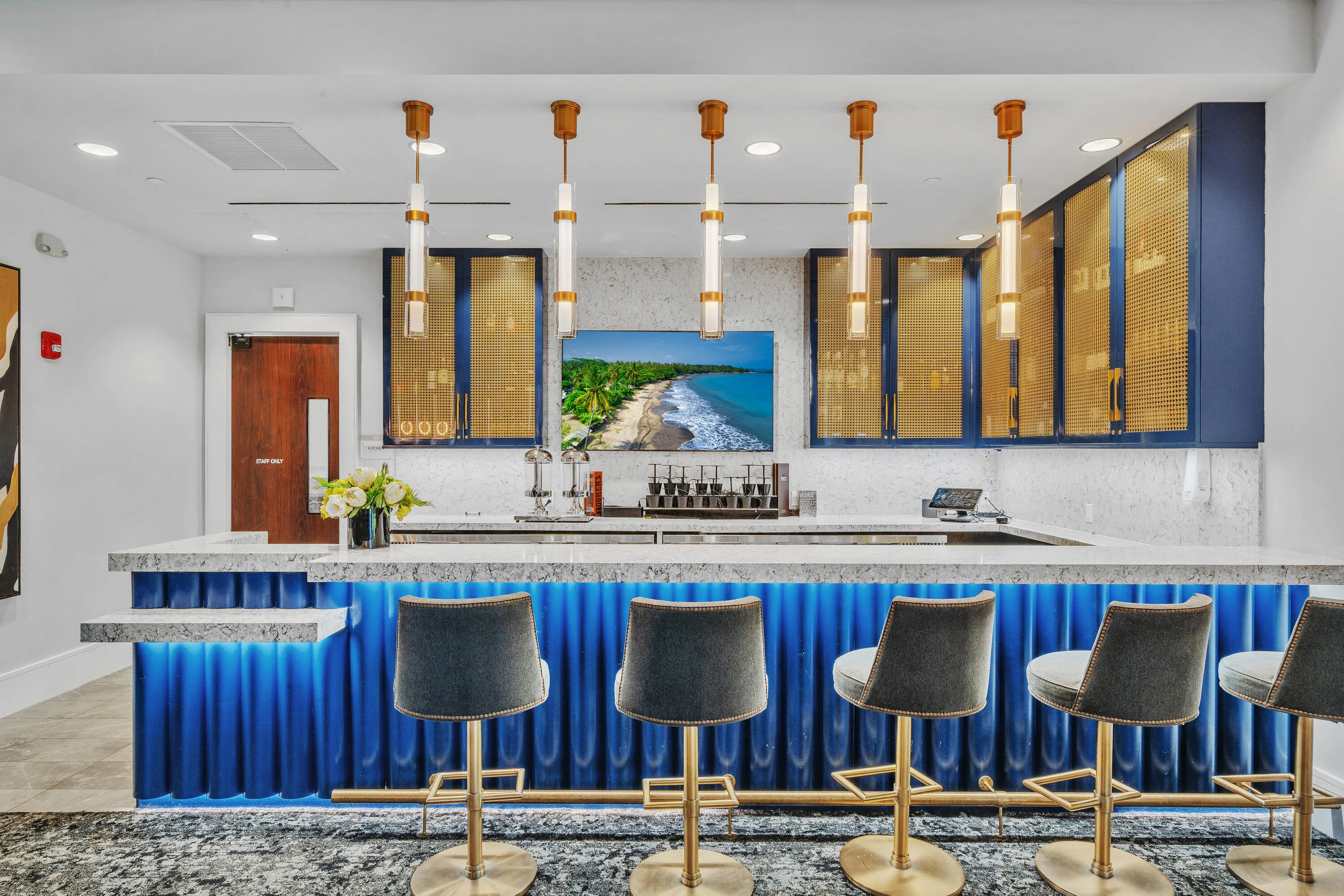 Clubhouse bar