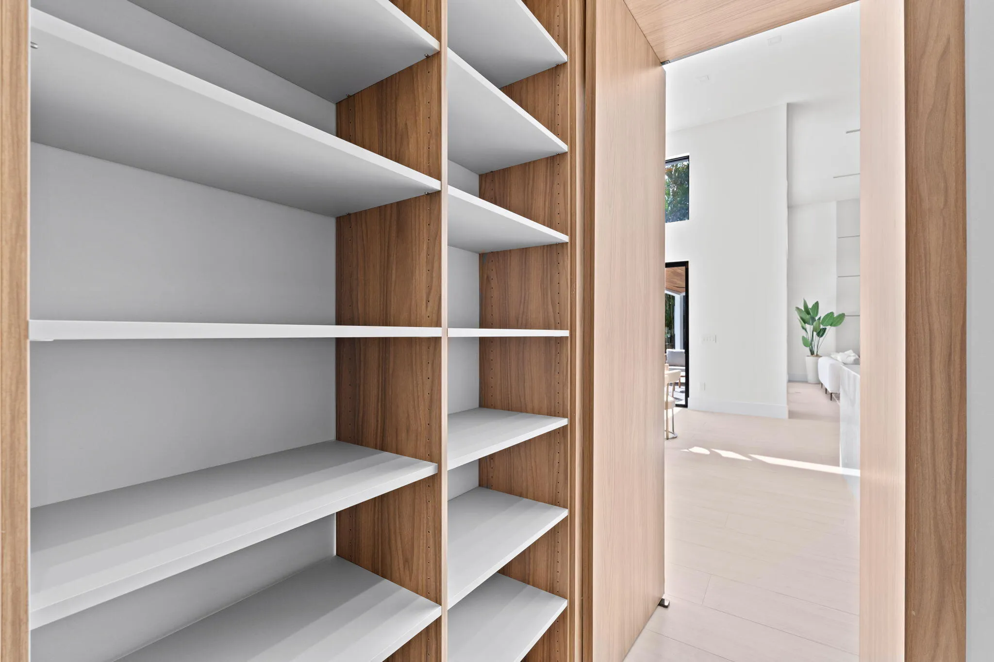 Hidden walk in pantry