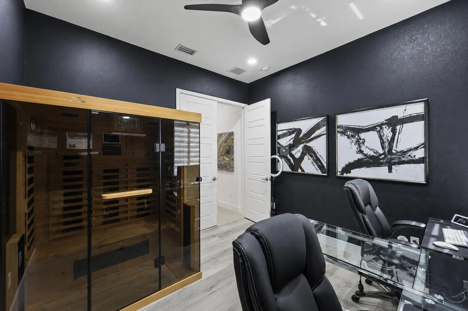 Downstairs Office (6th bedroom)