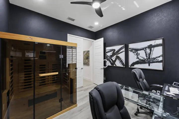 Downstairs Office (6th bedroom)