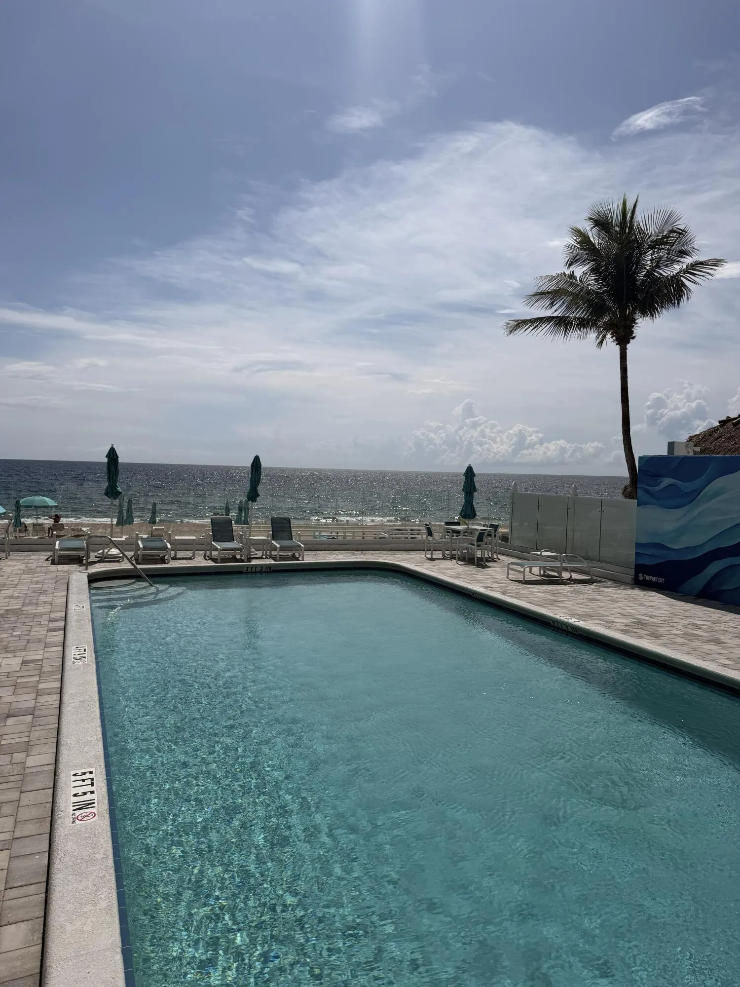 Pool deck