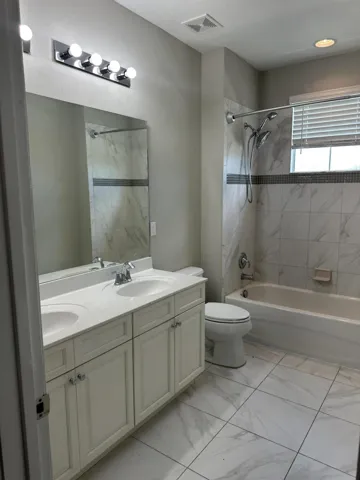 Bathroom before staging
