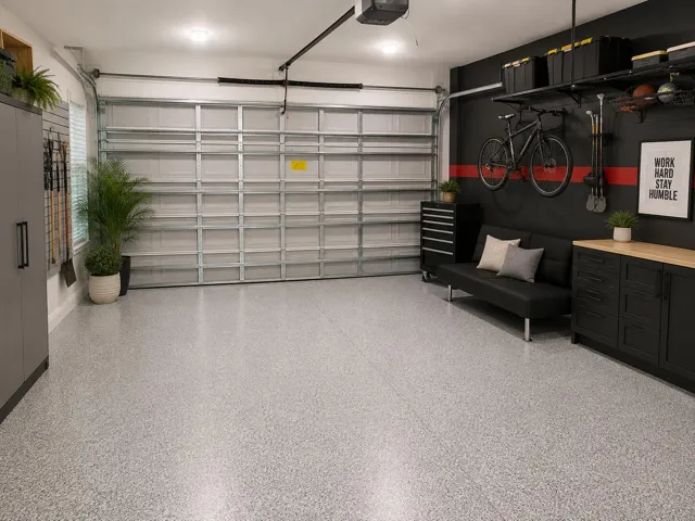 2 car garage with door opener-virtually staged