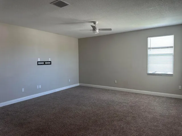 Family room before virtual staging