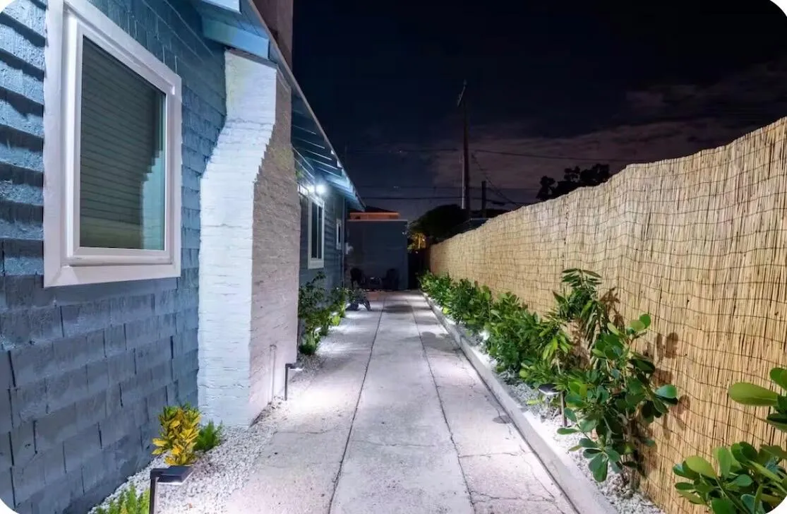 Guest house walkway