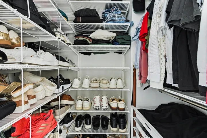 Walk In Closet with complete Elfa System