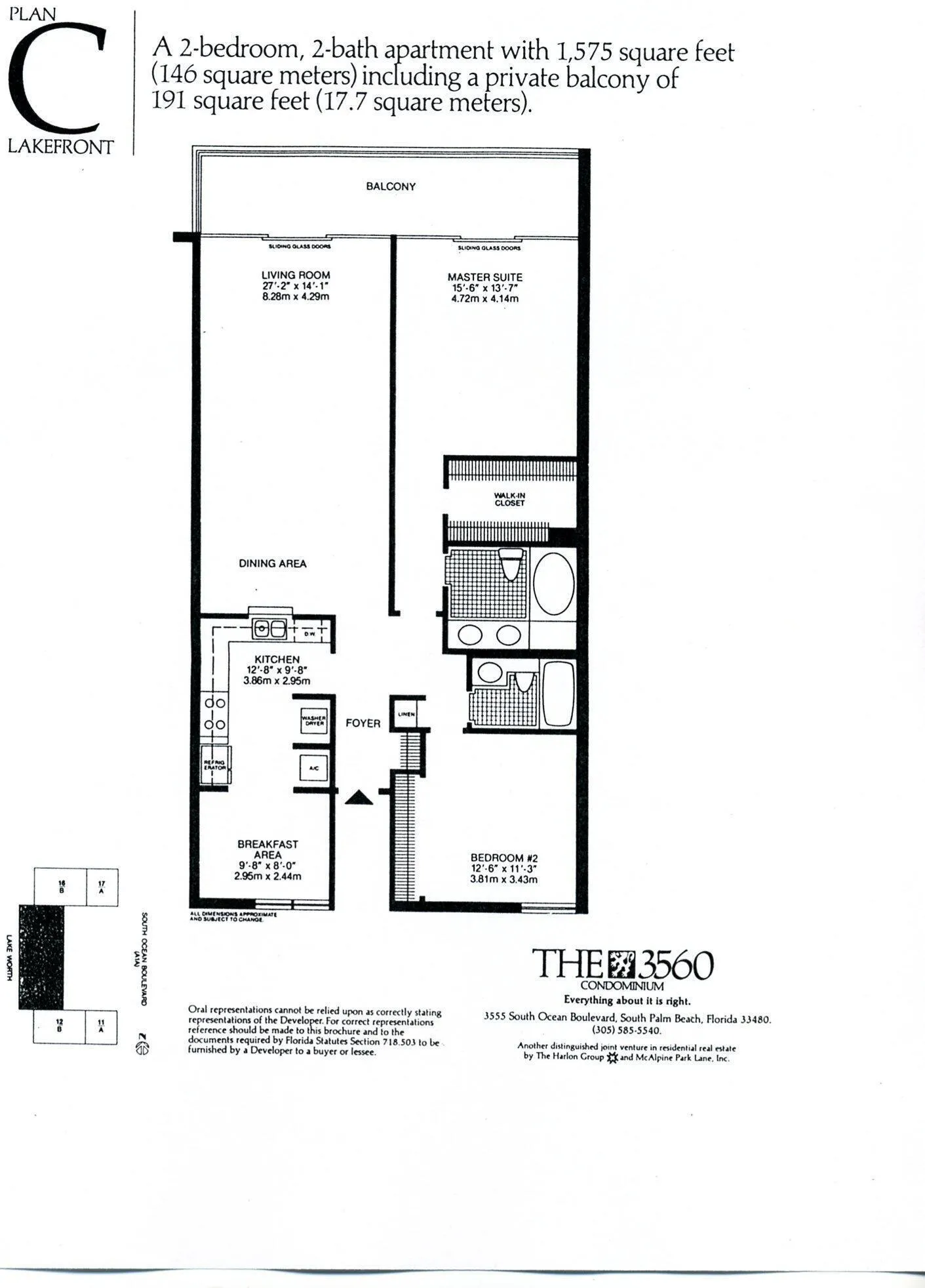Concordia C Lakefront 2BR 2BA