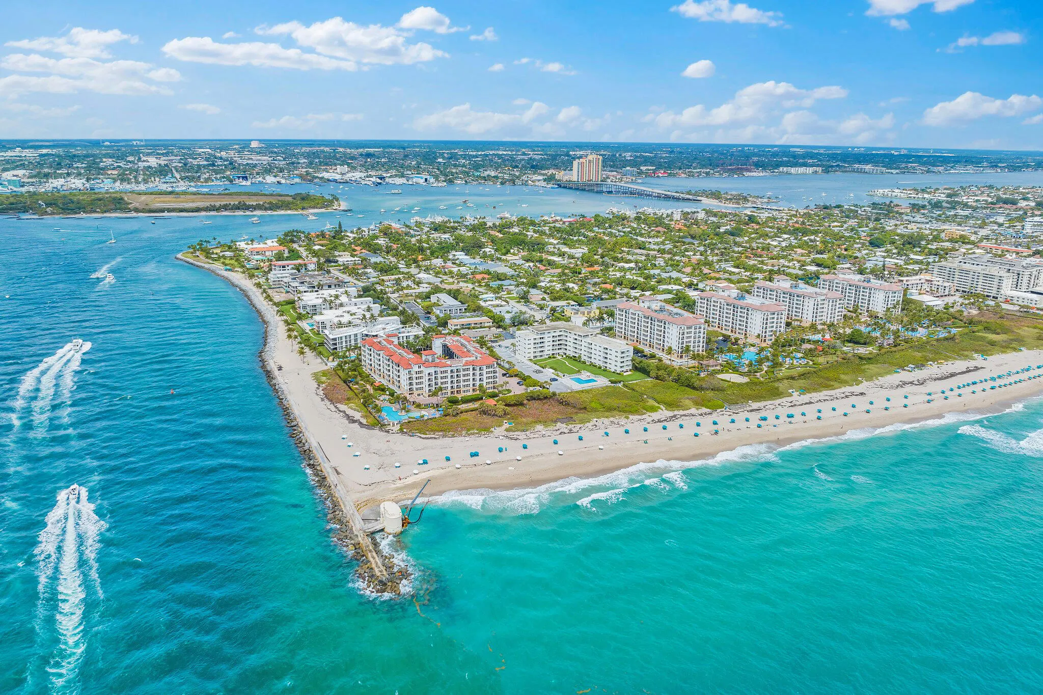 Aerial Palm Beach Inlet