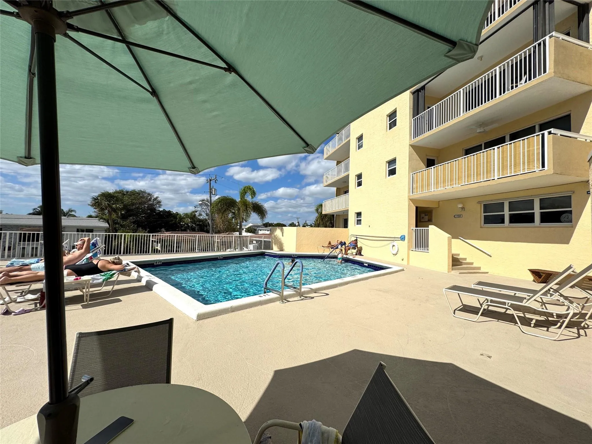 pool deck